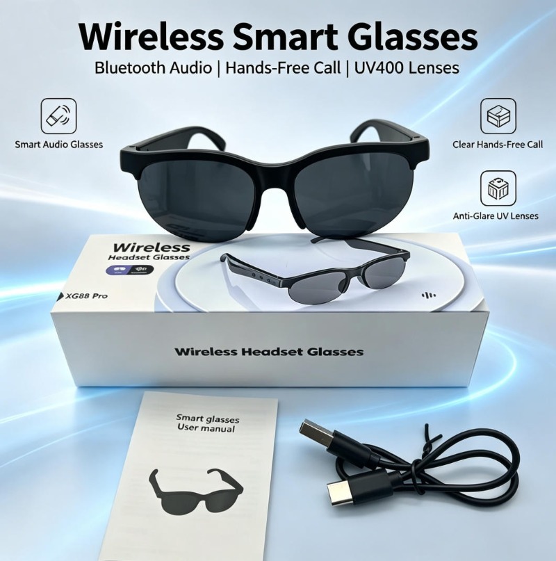 Умные очки с Bluetooth, функци – обзор и цена Smart Glasses Lens