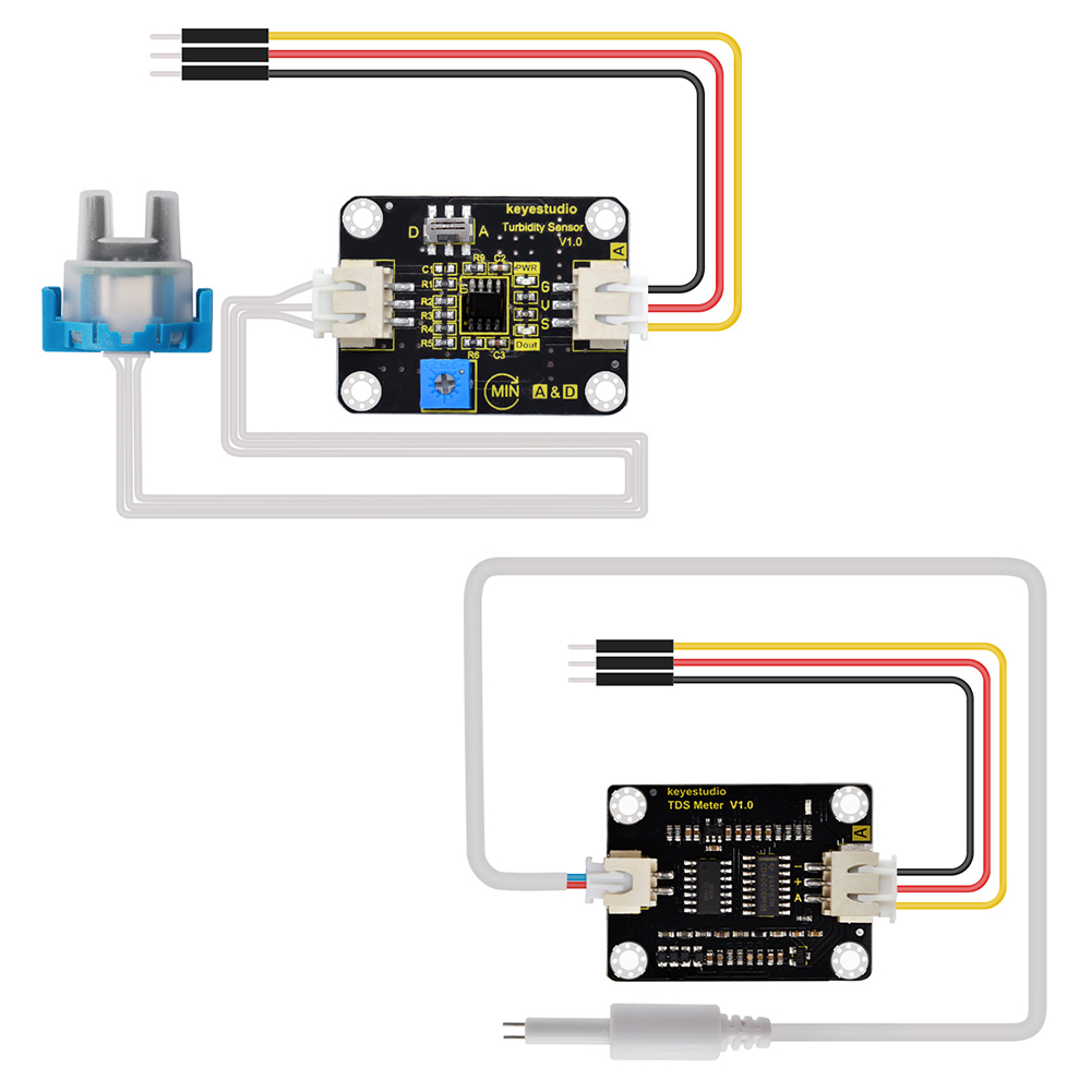 Счетчик воды keyestudio TDS, п – обзор и цена Hydration Sensor Skin